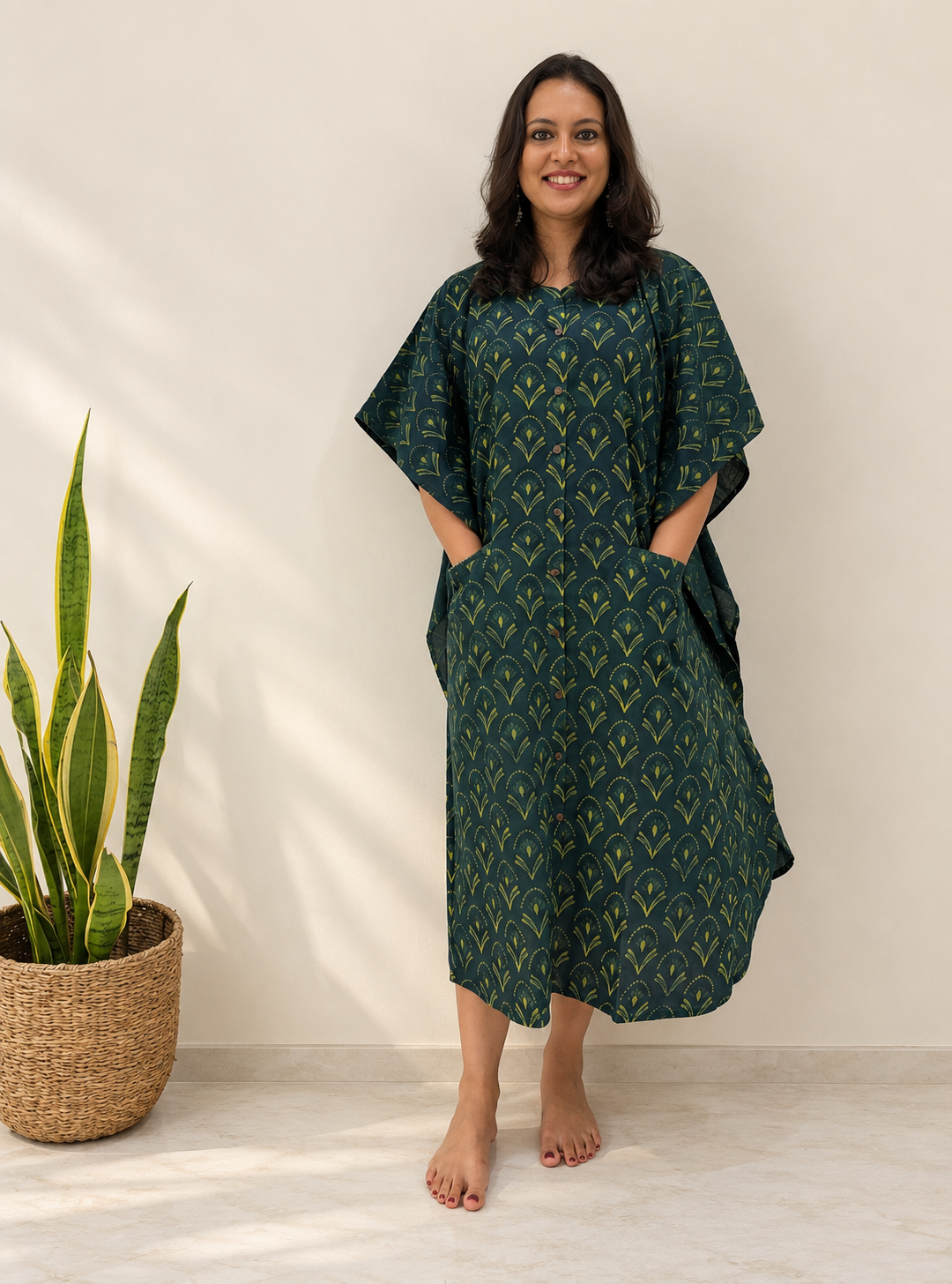 After Rain | Pure Cotton Kaftan Dress