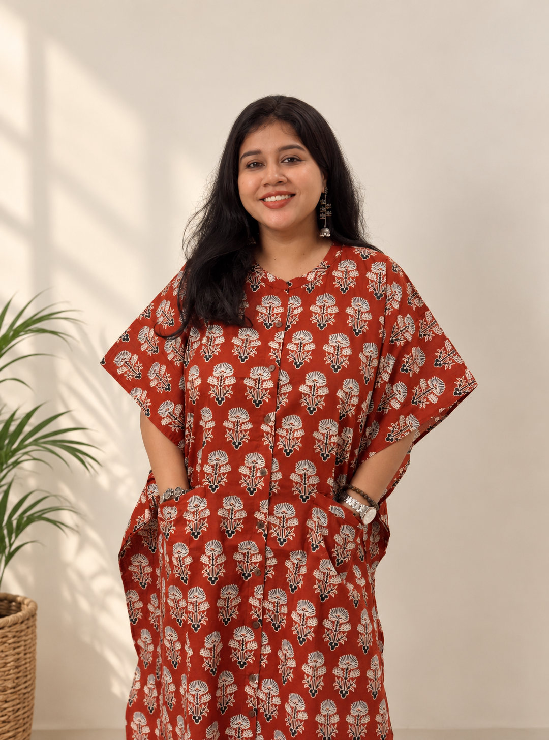 Geeli Mitti | Pure Cotton Kaftan Dress