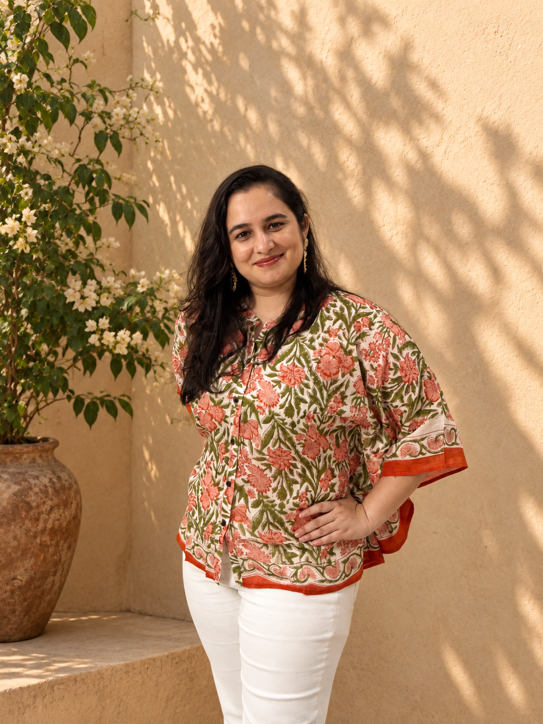Narangi | Pure Mulmul Kaftan Shirt