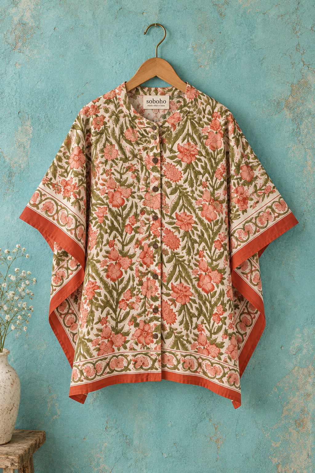 Narangi | Pure Mulmul Kaftan Shirt