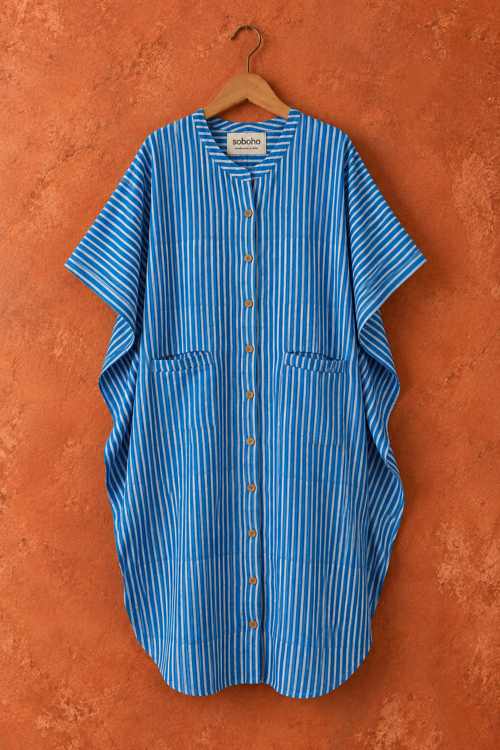 Raw Indie-Go | Pure Cotton Kaftan Dress